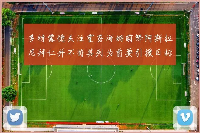 多特蒙德关注霍芬海姆前锋阿斯拉尼拜仁并不将其列为首要引援目标